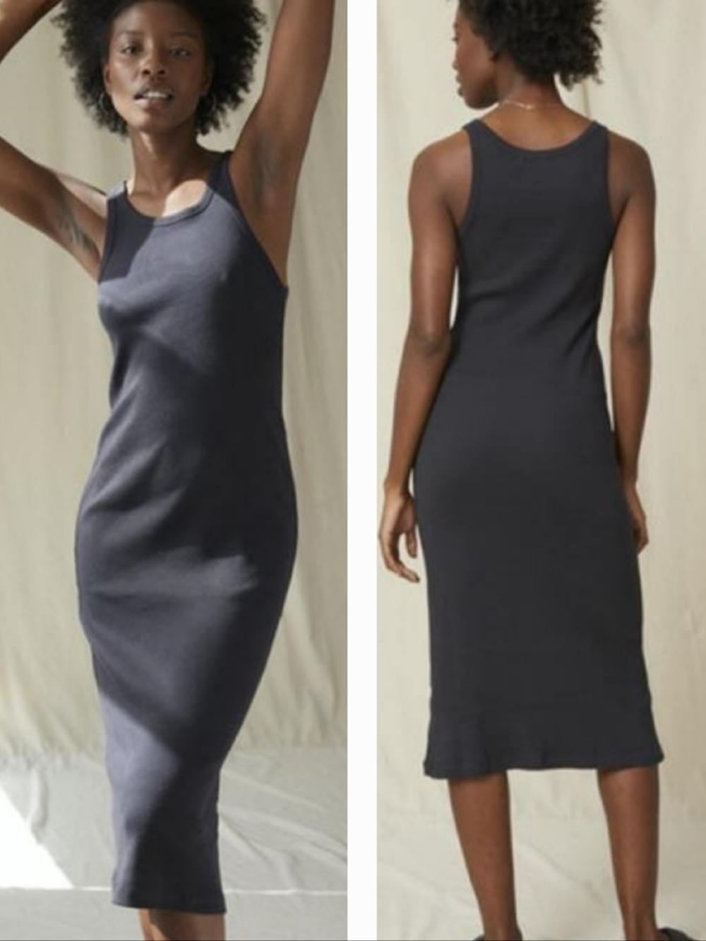 AMO Ribbed Tank Dress